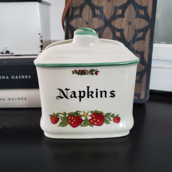 Vintage Other - Vintage Antique Strawberry Napkin Holder Japan Vintage Other - Vintage Antique Strawberry Napkin Holder Japan